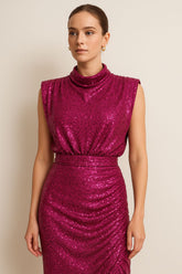 Fuchsia Bling Dress